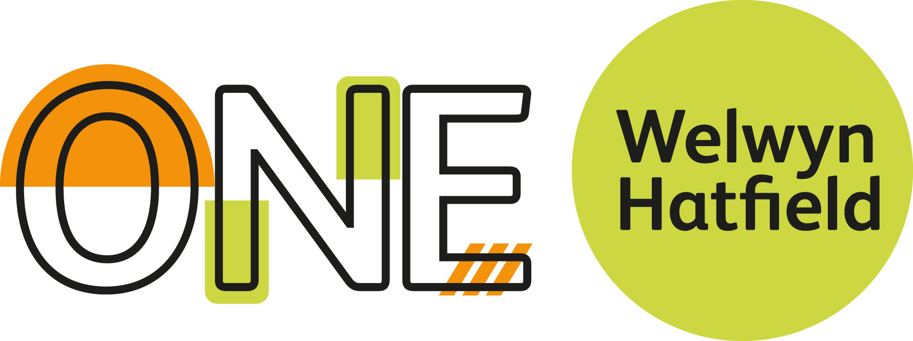 ONE Welwyn Hatfield website logo