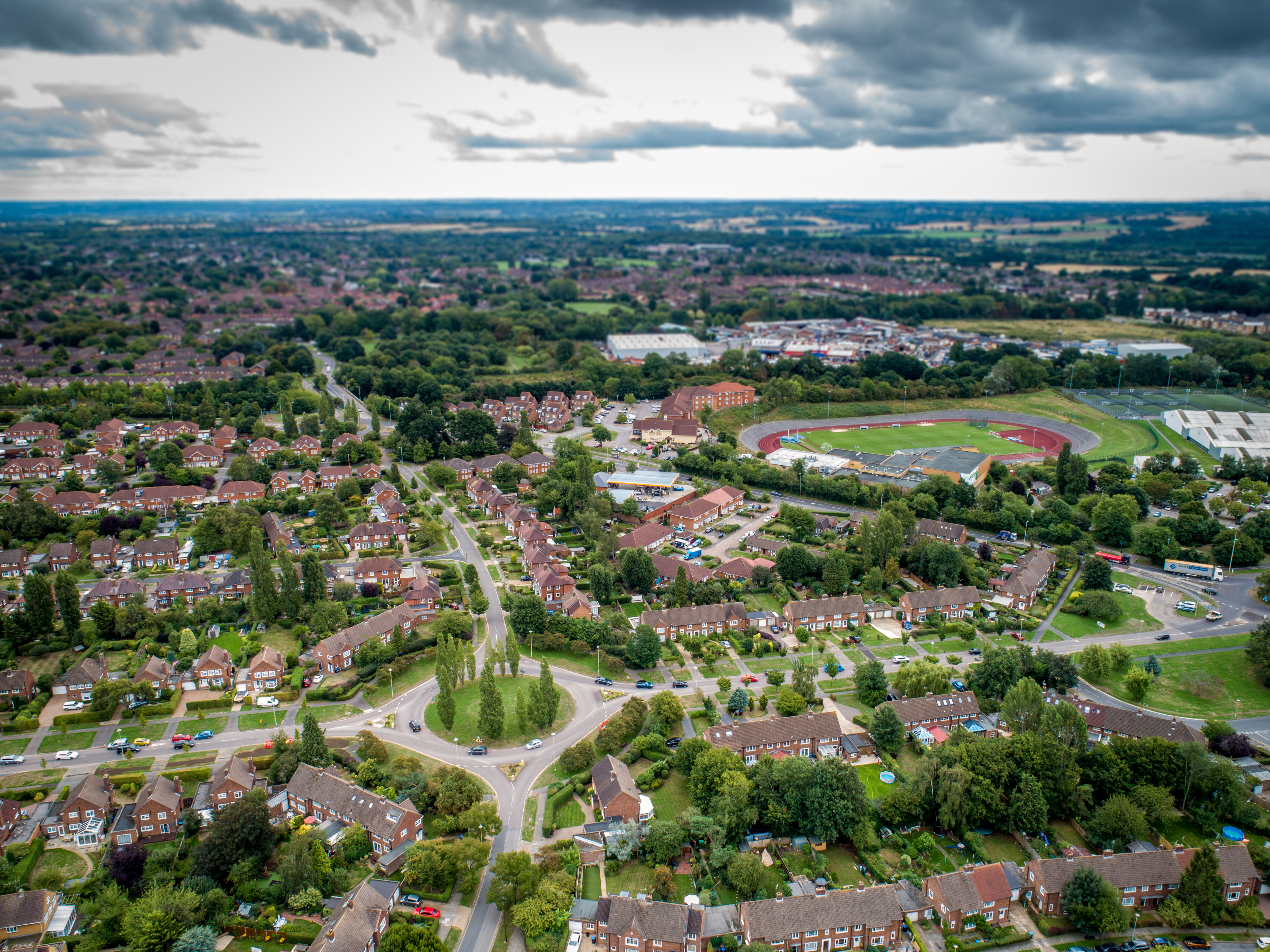 Stanborough ariel shot