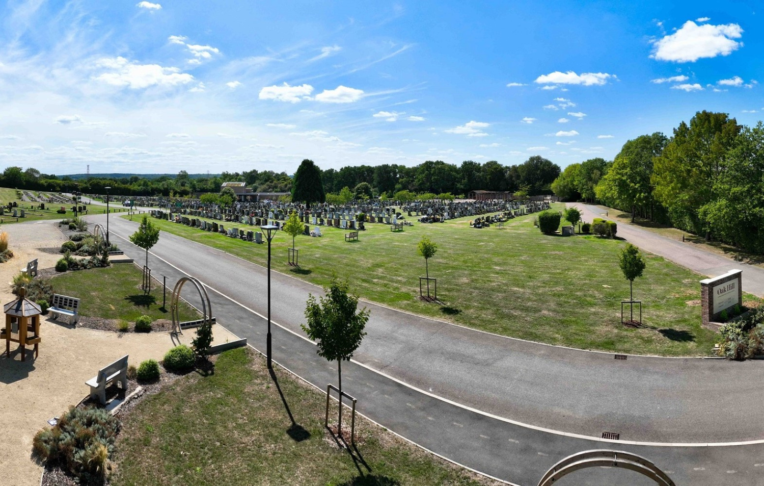 outside shot of oak hill