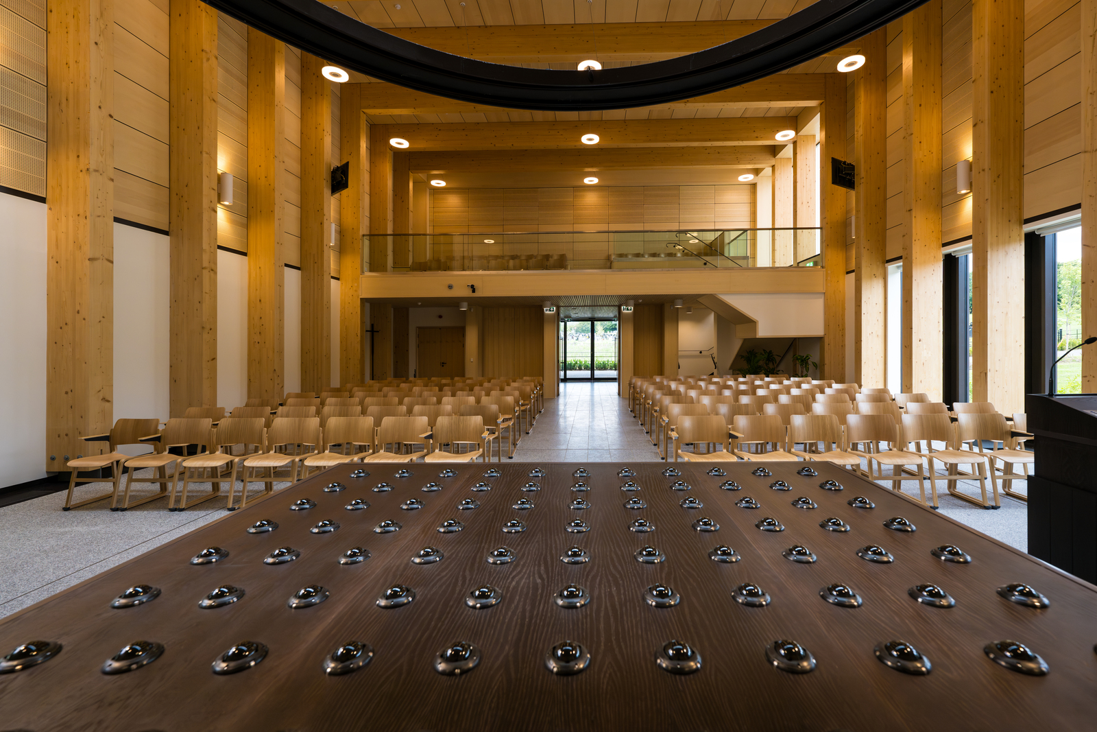 Inside of the Chapel at Oak Hill