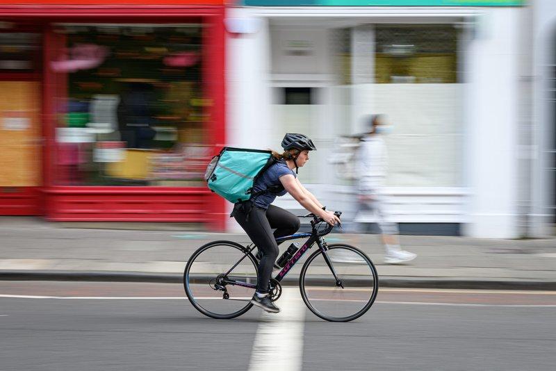 Person on a bike