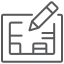 Icon: Planning and building